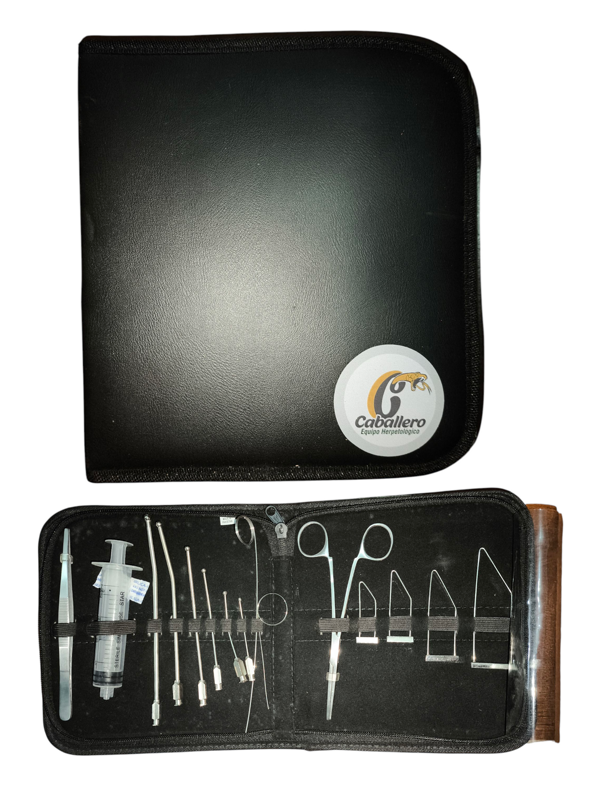Estuche con especulas y sondas para alimentación
